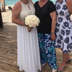 David’s bridal casual wedding dress